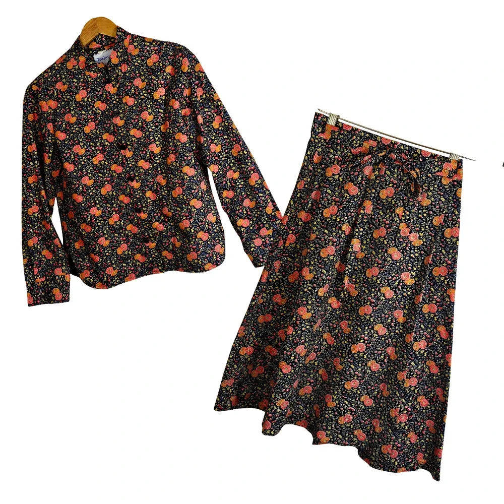 Size L (Adjustable) – 2-Piece Vintage Floral Set by Tanglewood by Brief